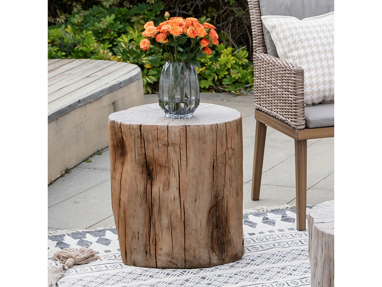 ELEMENTI DAINTREE Table d'appoint 49x47x50.8