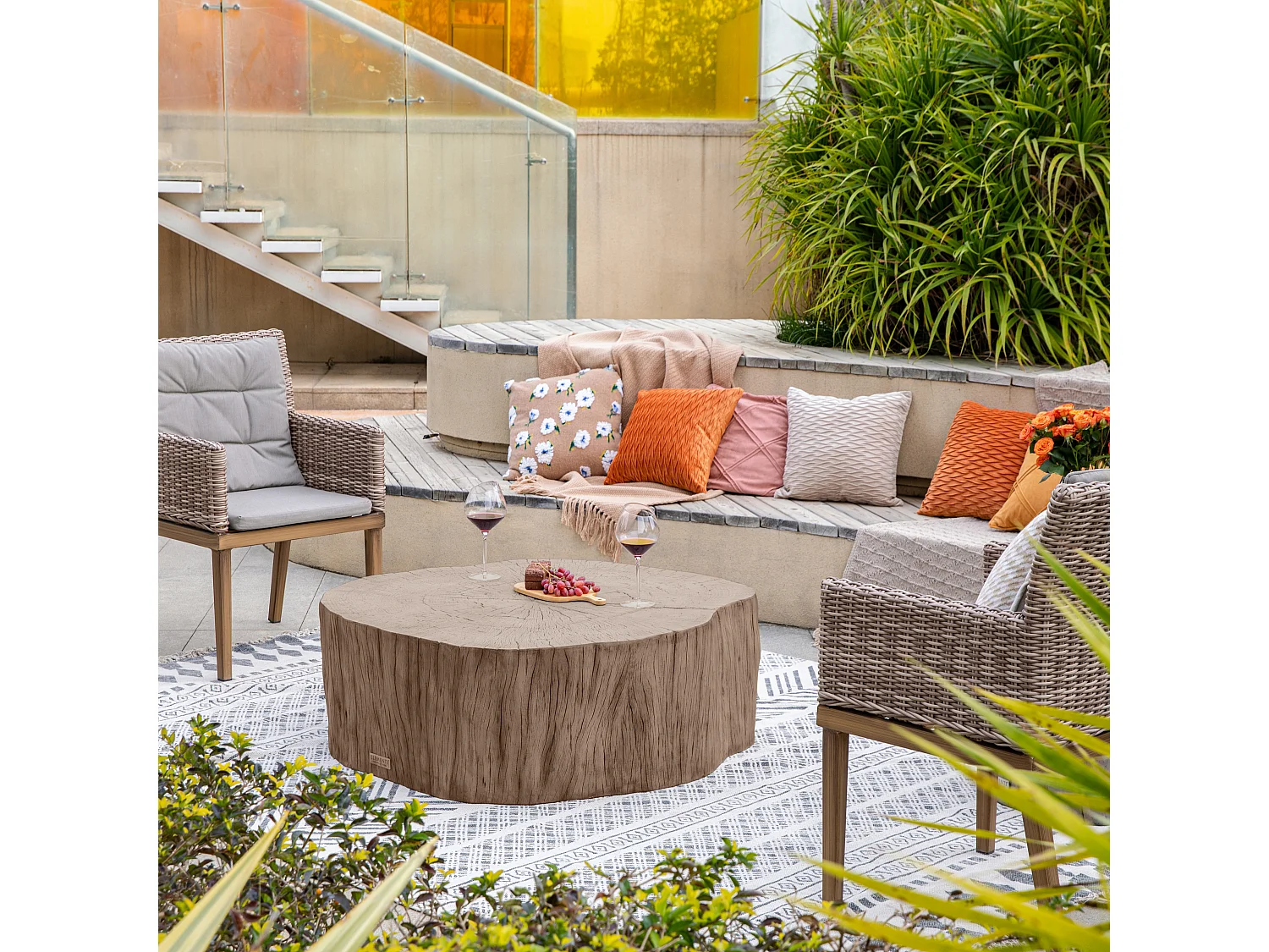 ELEMENTI DAINTREE Salontafel 106x100x36