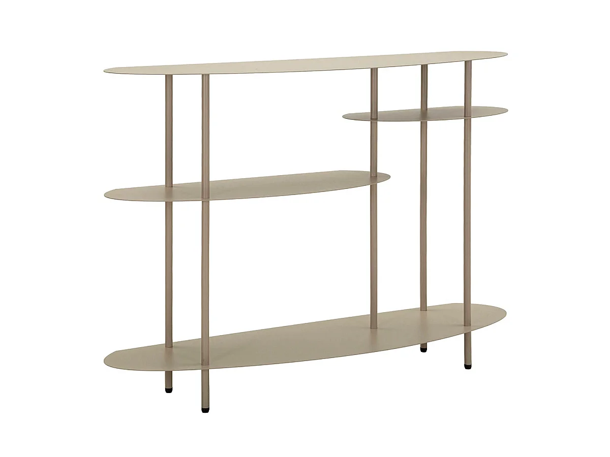 Console en métal 4 étagères Aries Gris