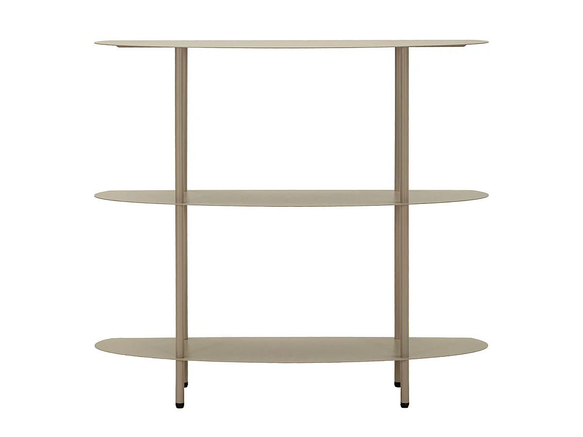 Console en métal 3 étagères Aries Gris