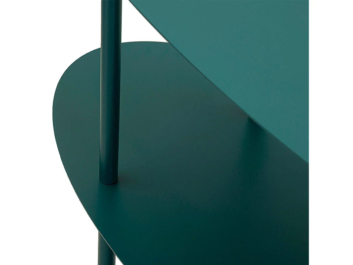 Console en métal 4 étagères Aries Bleu