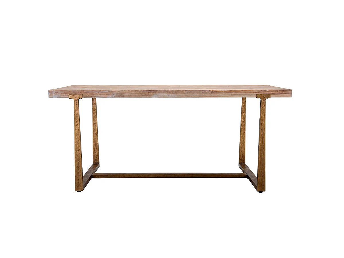Table à manger rectangulaire 6 à 8 personnes Elowen Bois