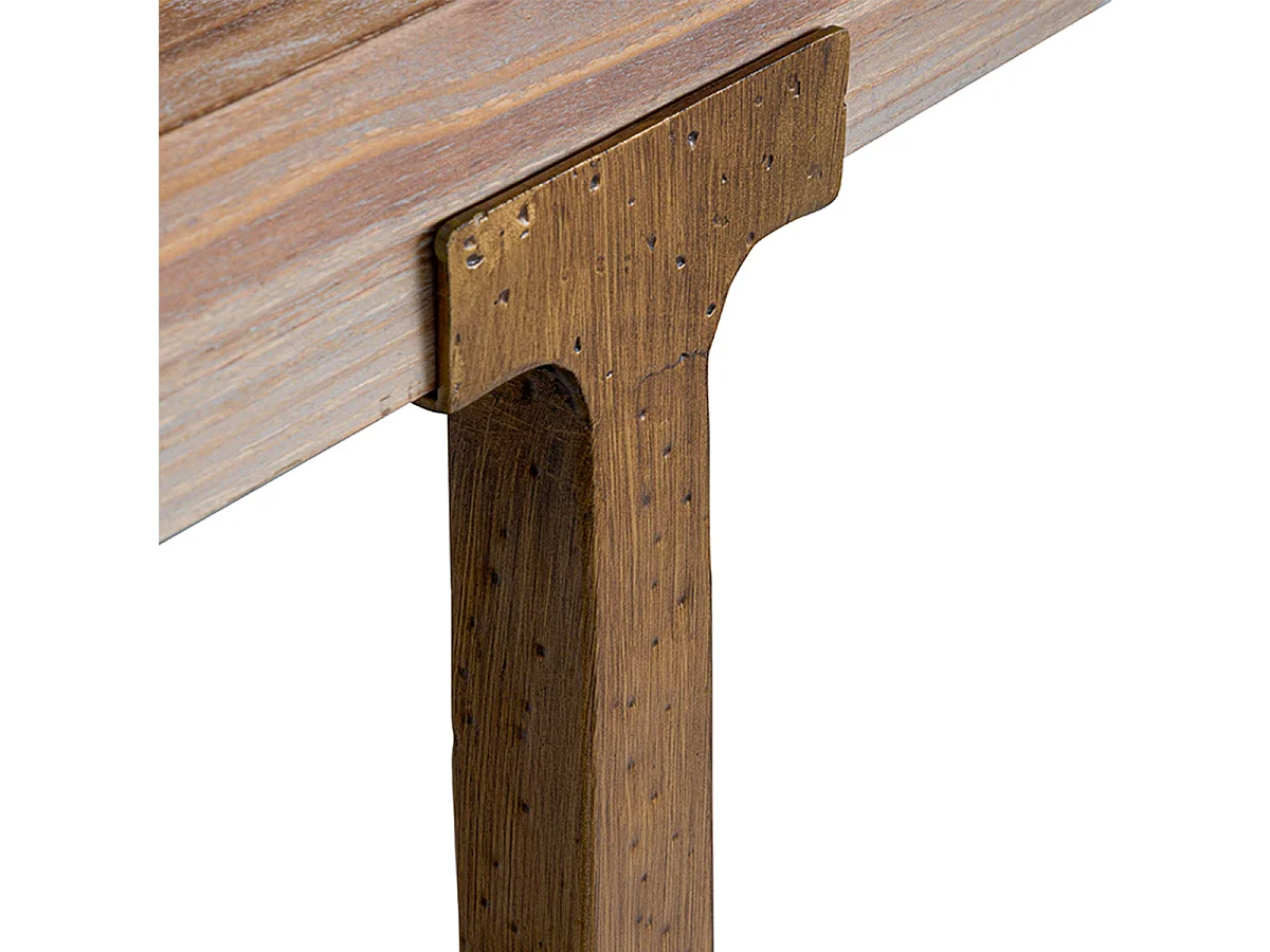 Table à manger rectangulaire 6 à 8 personnes Elowen Bois