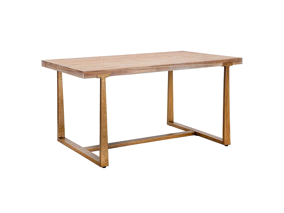 Table à manger rectangulaire 4 à 6 personnes Elowen Bois