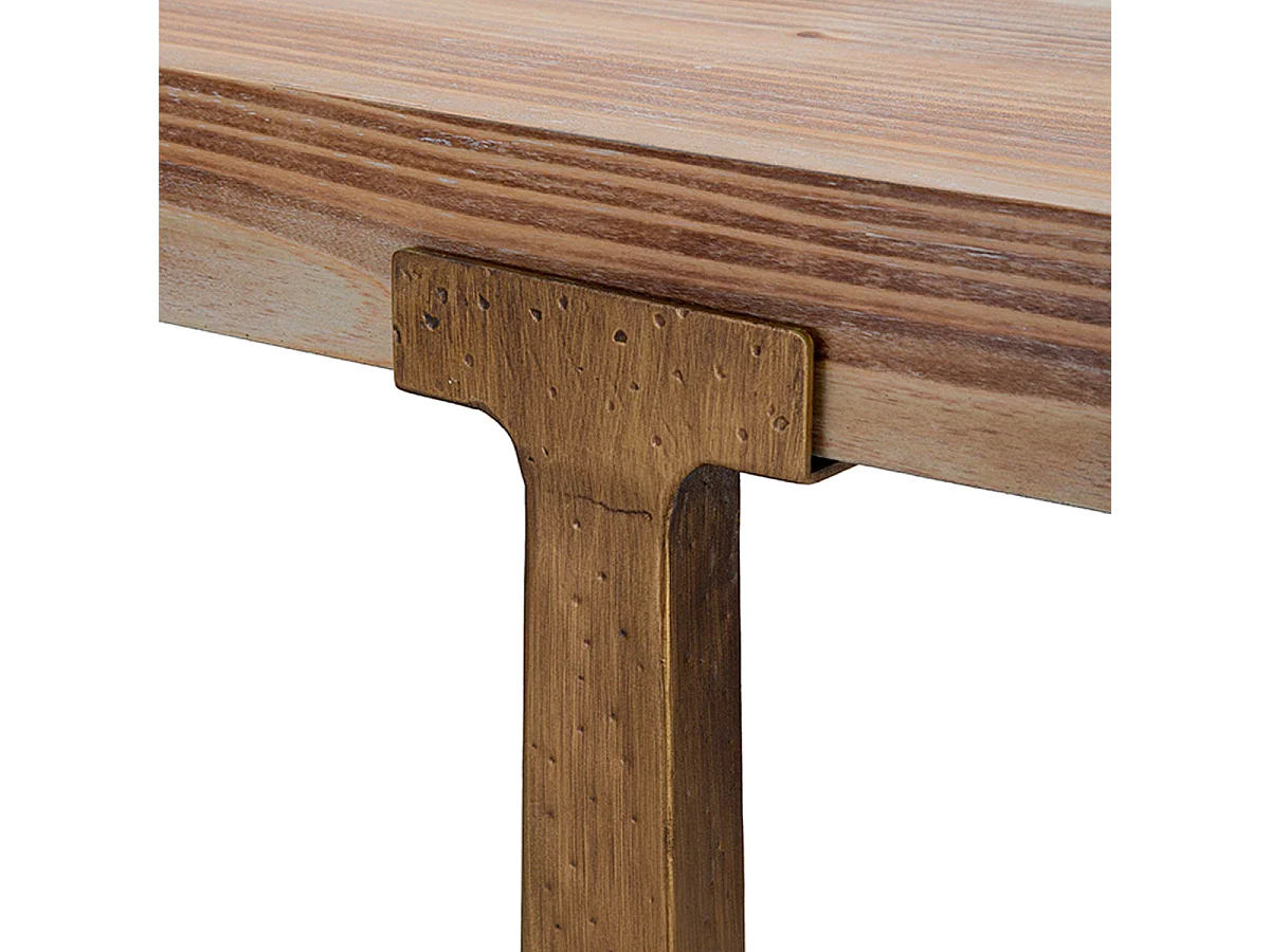 Table à manger rectangulaire 4 à 6 personnes Elowen Bois