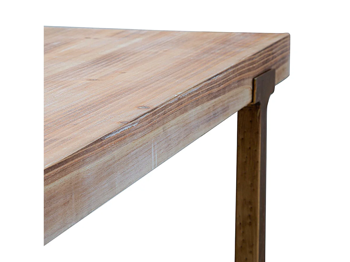 Table à manger rectangulaire 4 à 6 personnes Elowen Bois