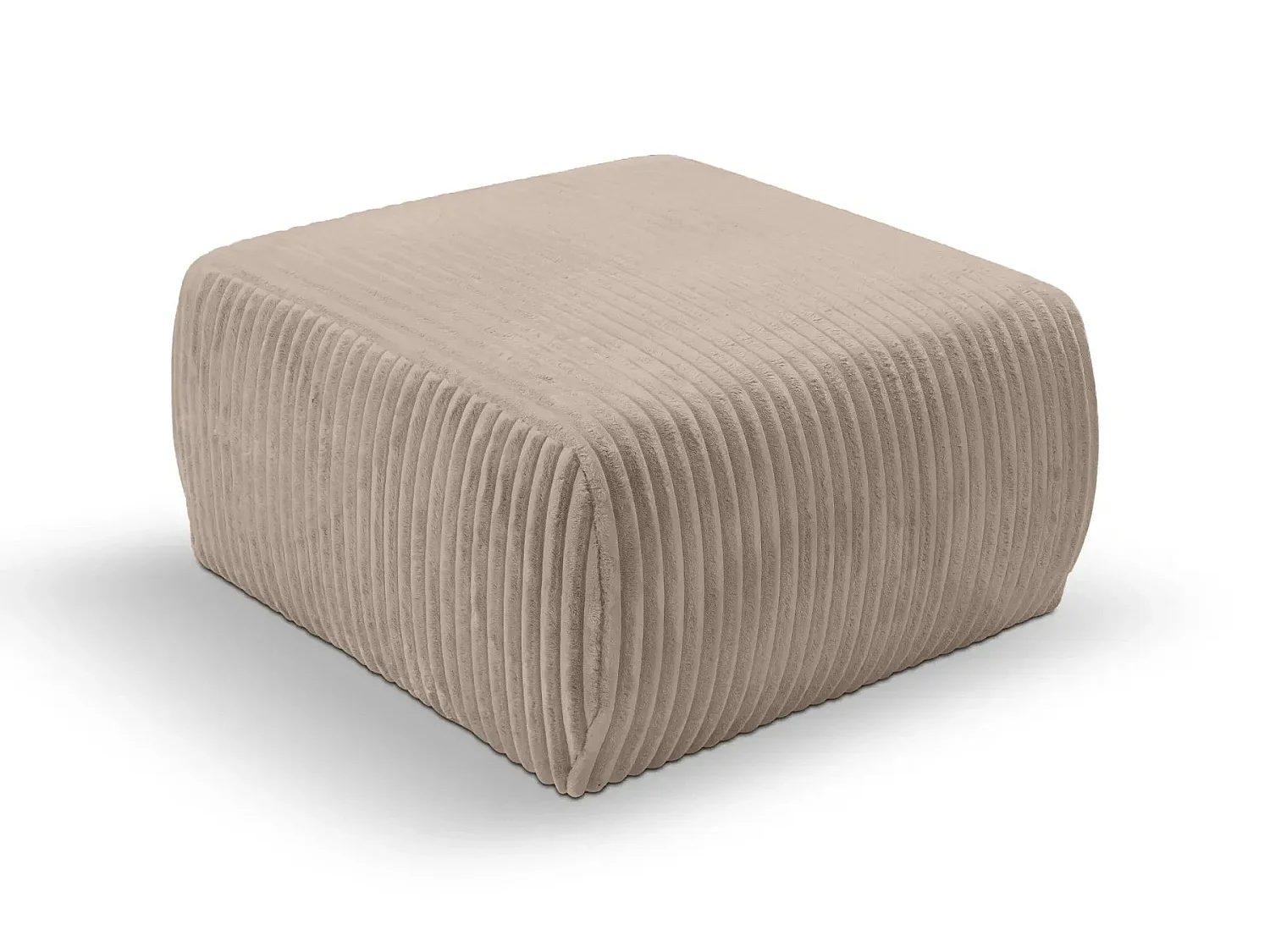 ELIO - Corduroy poef - Koffie