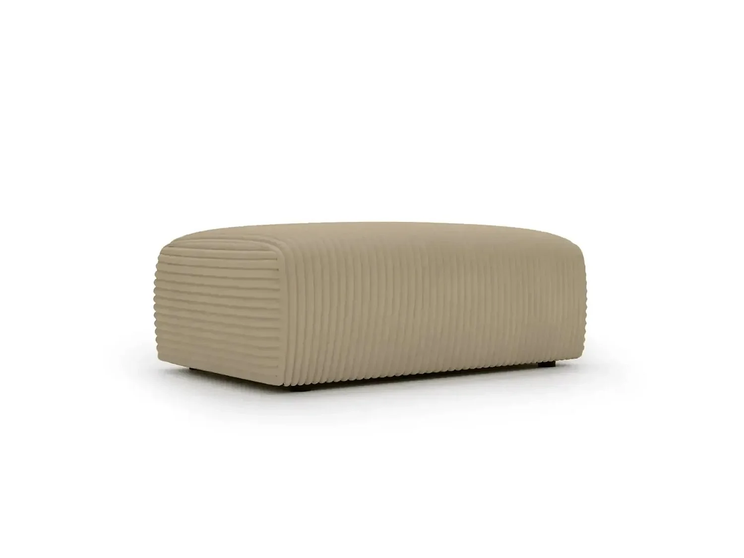 MILA - Café Poef van ribfluweel 110x72x40 cm