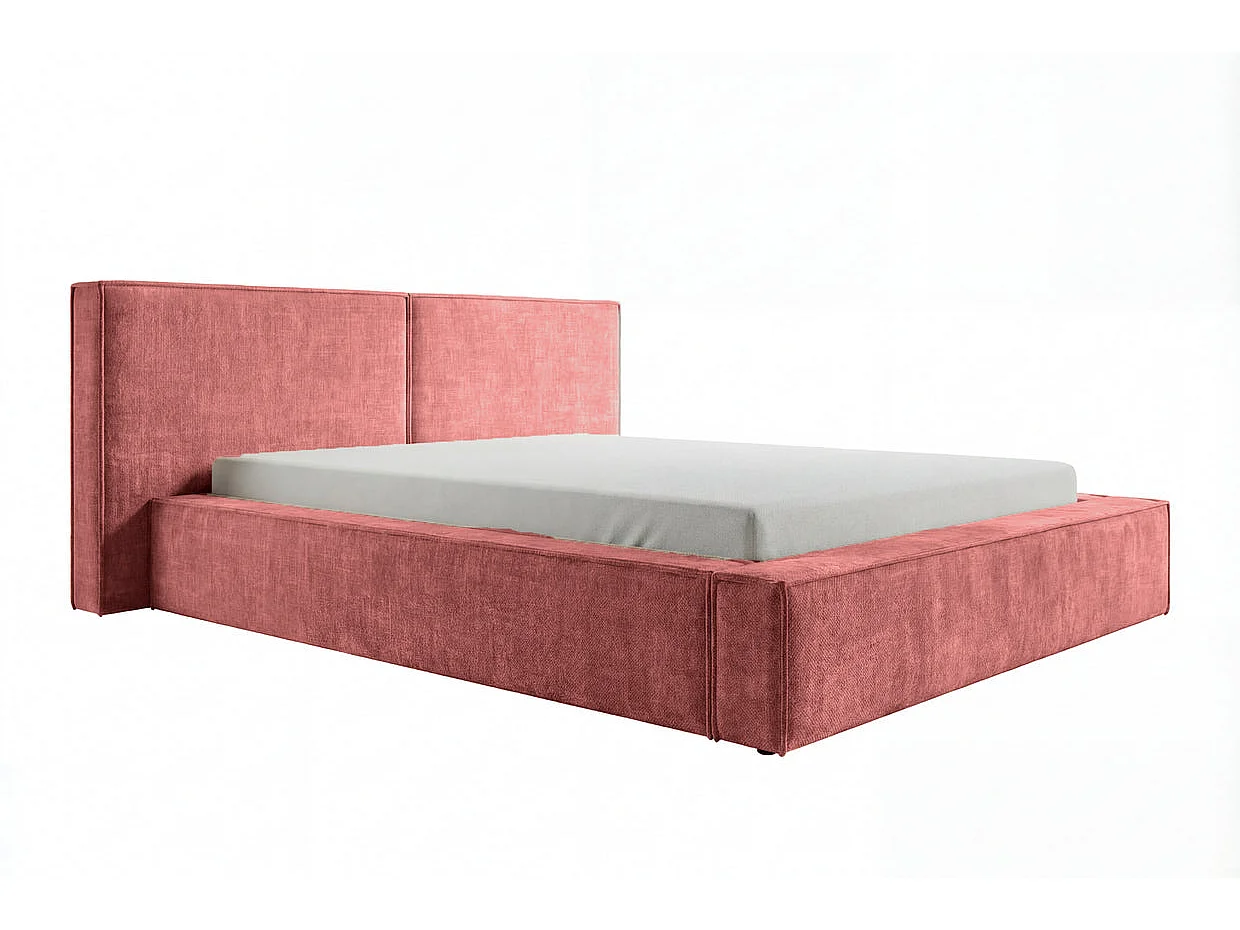 CELIA - Bedstee in roze fluweel 160x200