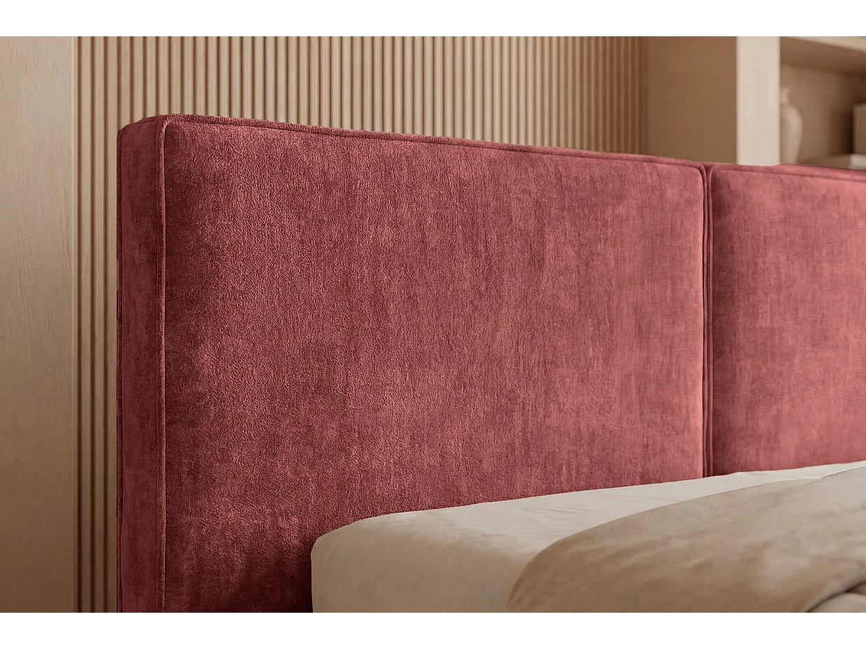CELIA - Bedstee in roze fluweel 160x200