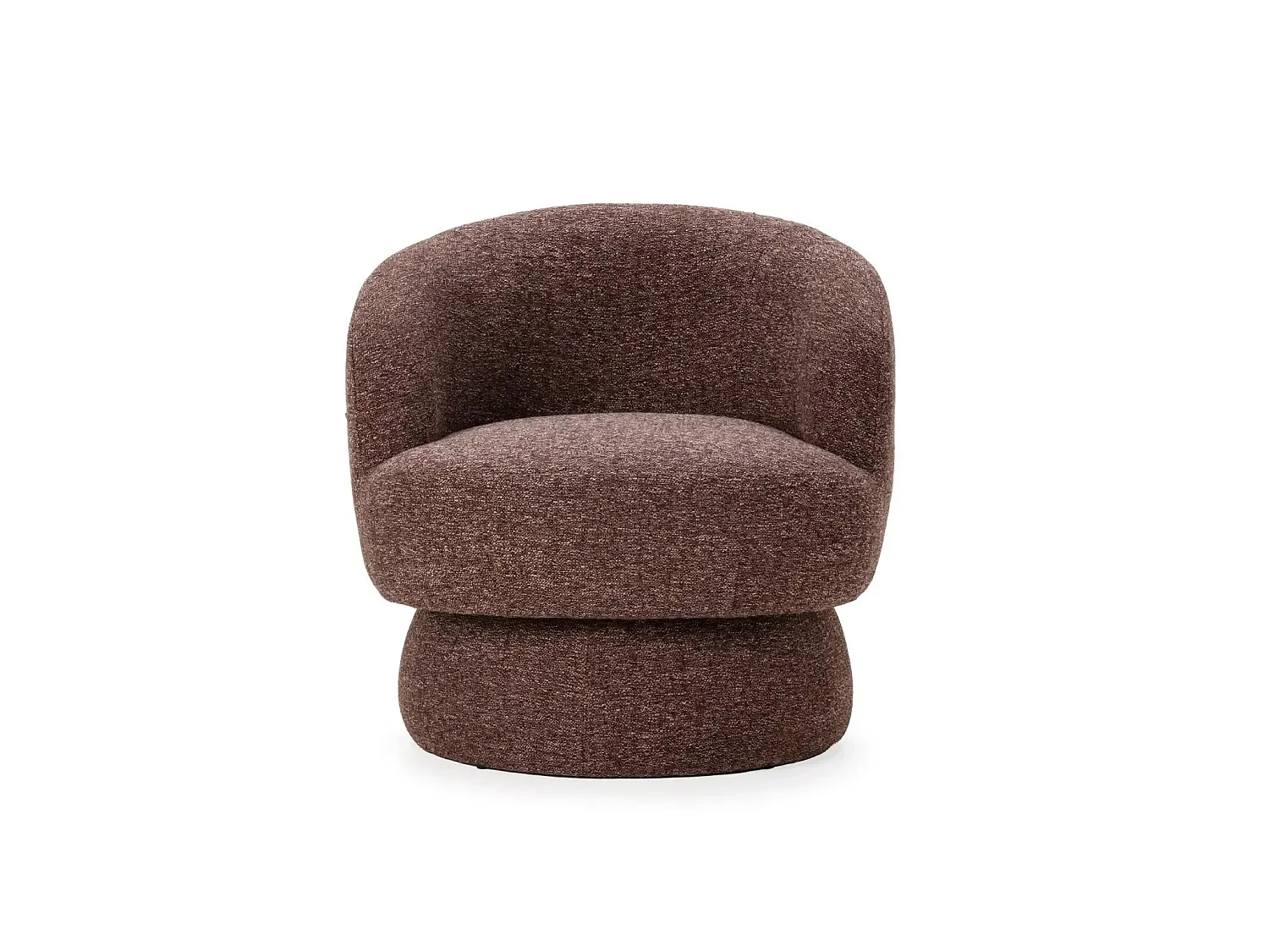 ADAM - Stoffen fauteuil - Terracotta