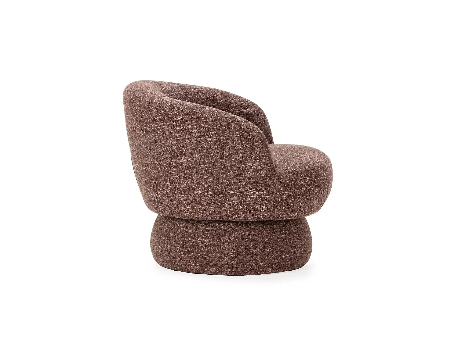 ADAM - Stoffen fauteuil - Terracotta