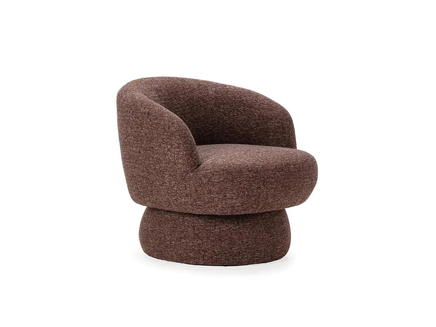 ADAM - Stoffen fauteuil - Terracotta