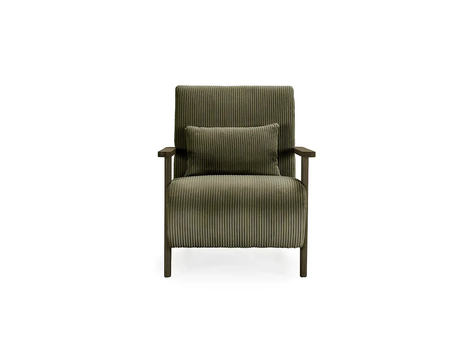 KYO - Fauteuil pieds en bois Vert