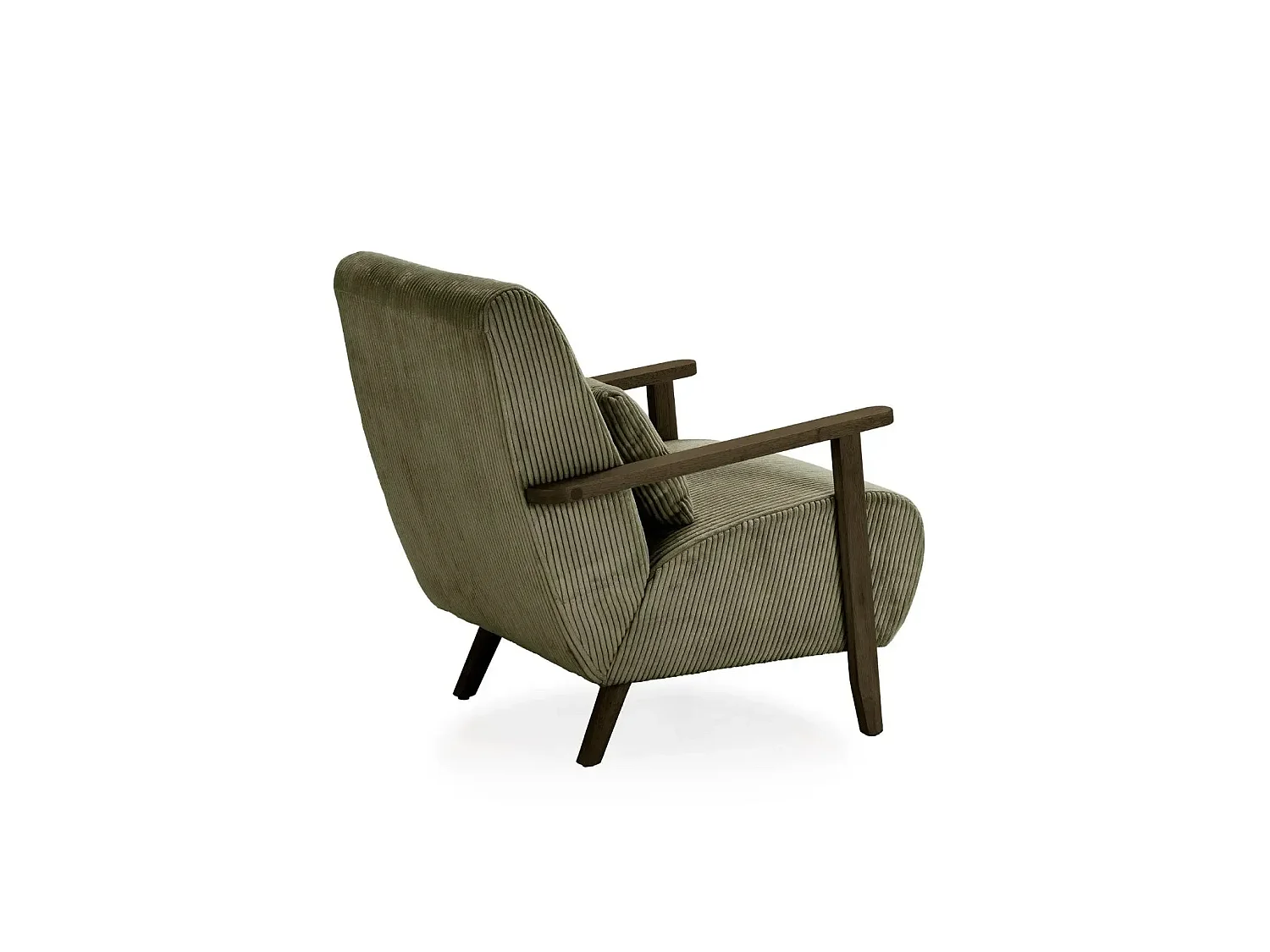 KYO - Fauteuil pieds en bois Vert