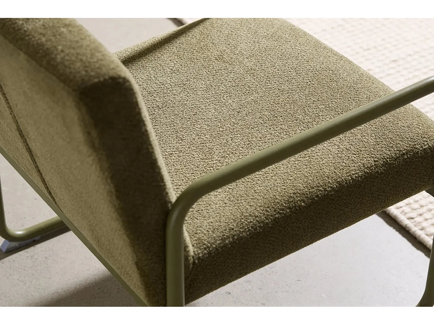 ORIO - Chaise pieds en métal - Vert