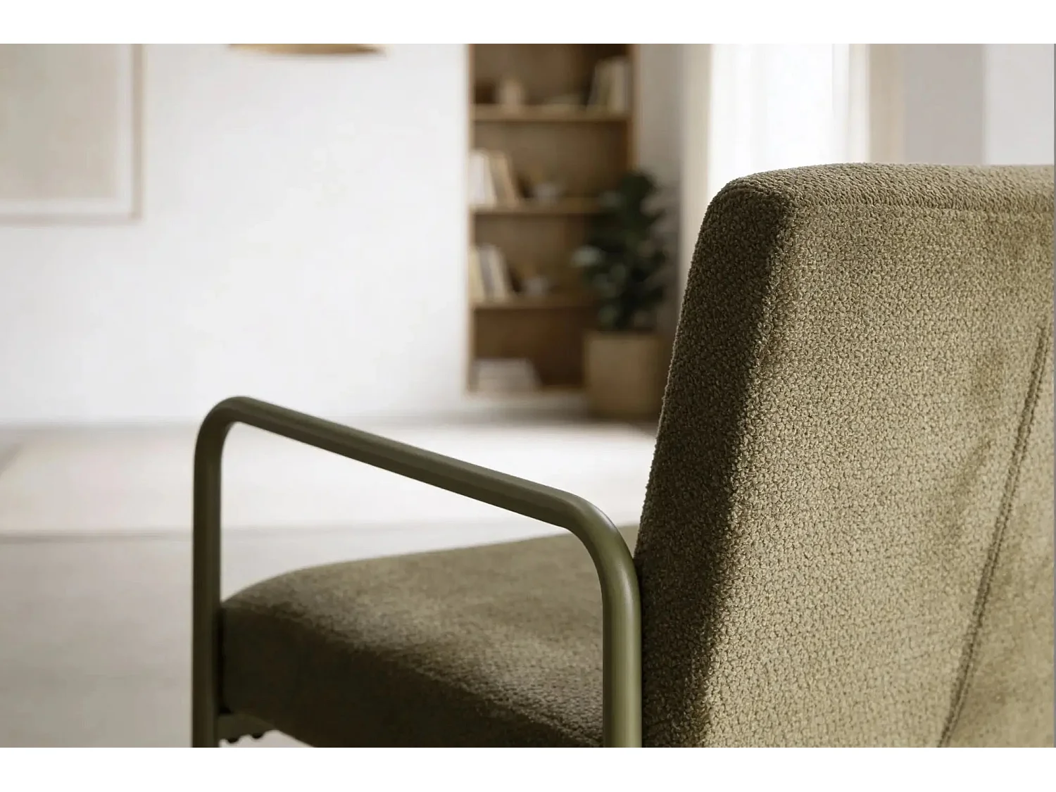 ORIO - Chaise pieds en métal - Vert