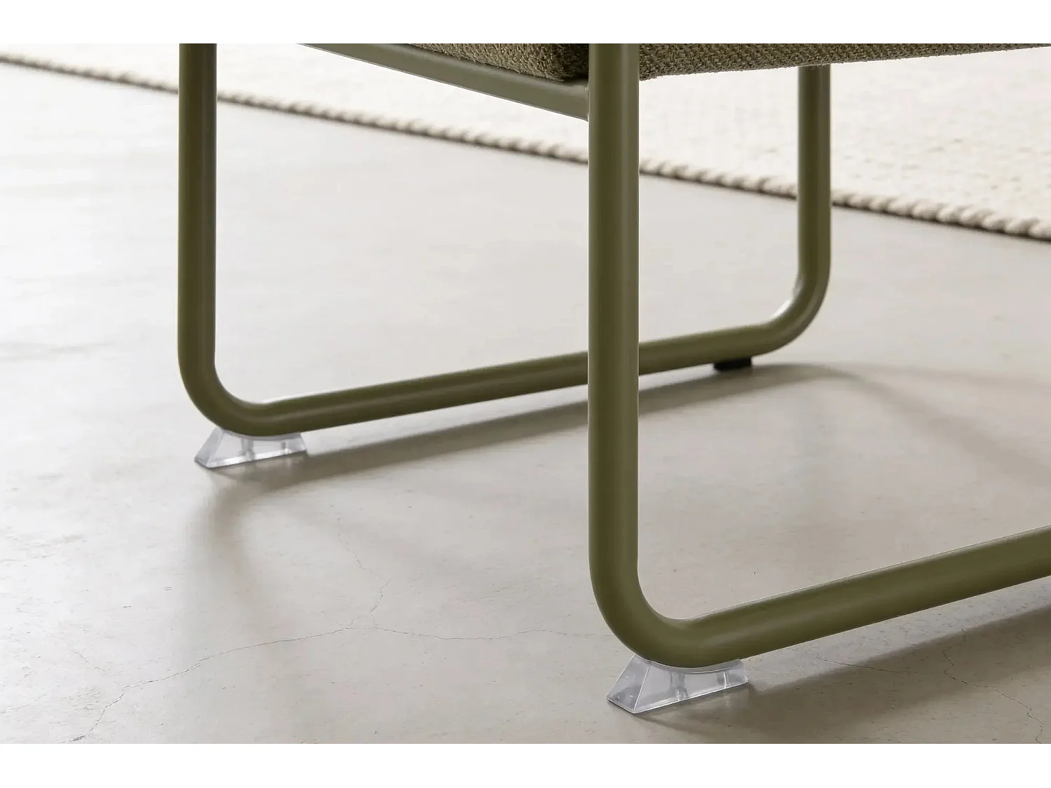 ORIO - Chaise pieds en métal - Vert