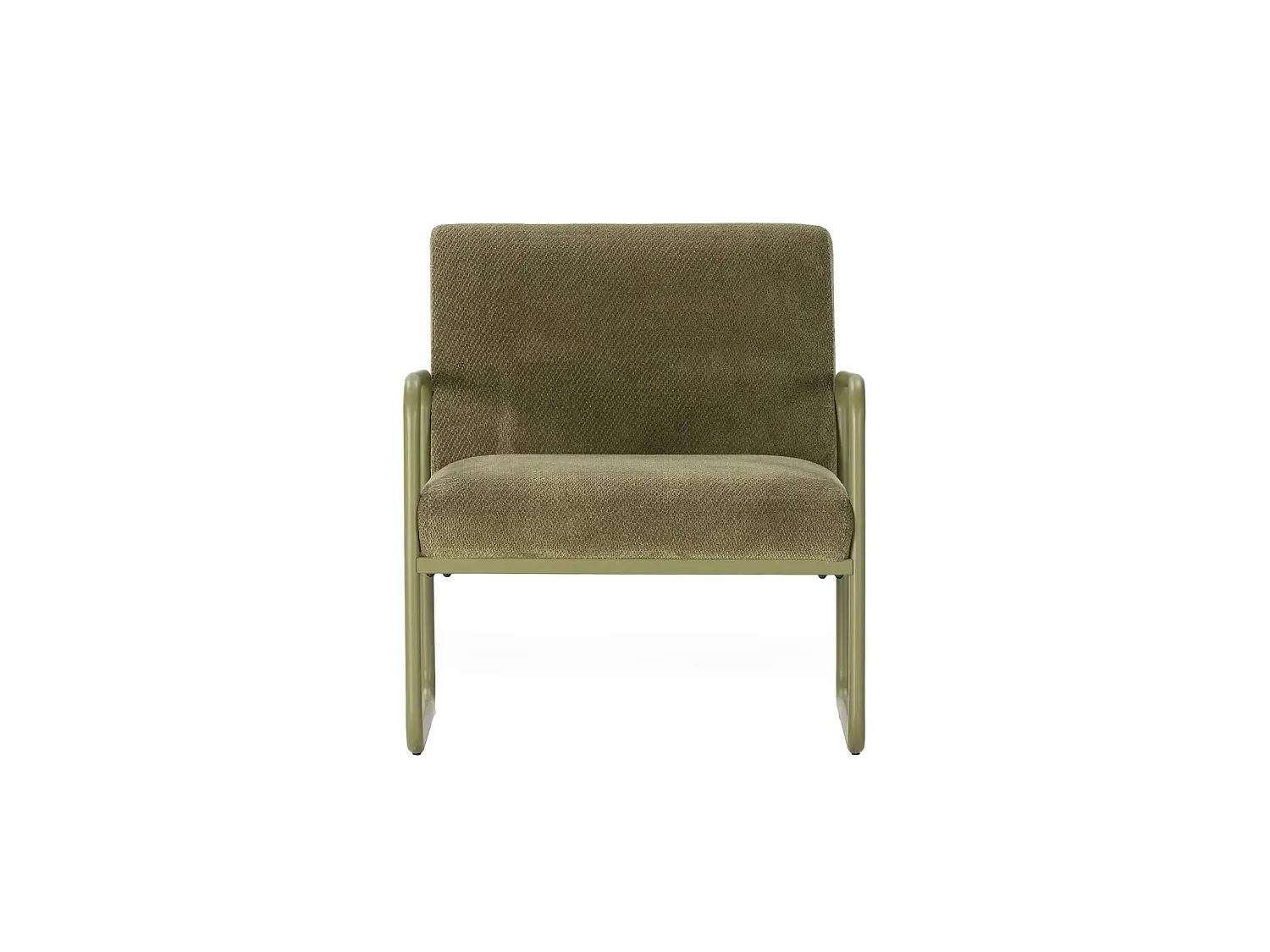 ORIO - Chaise pieds en métal - Vert