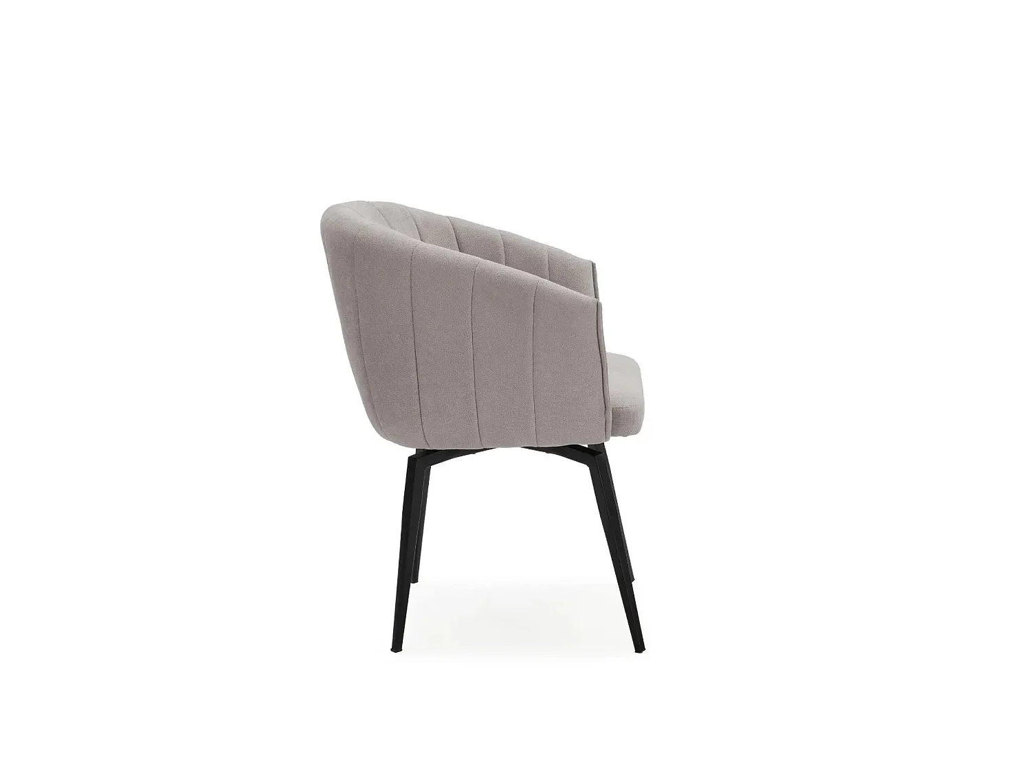 JONA - Chaise pieds en métal - Taupe