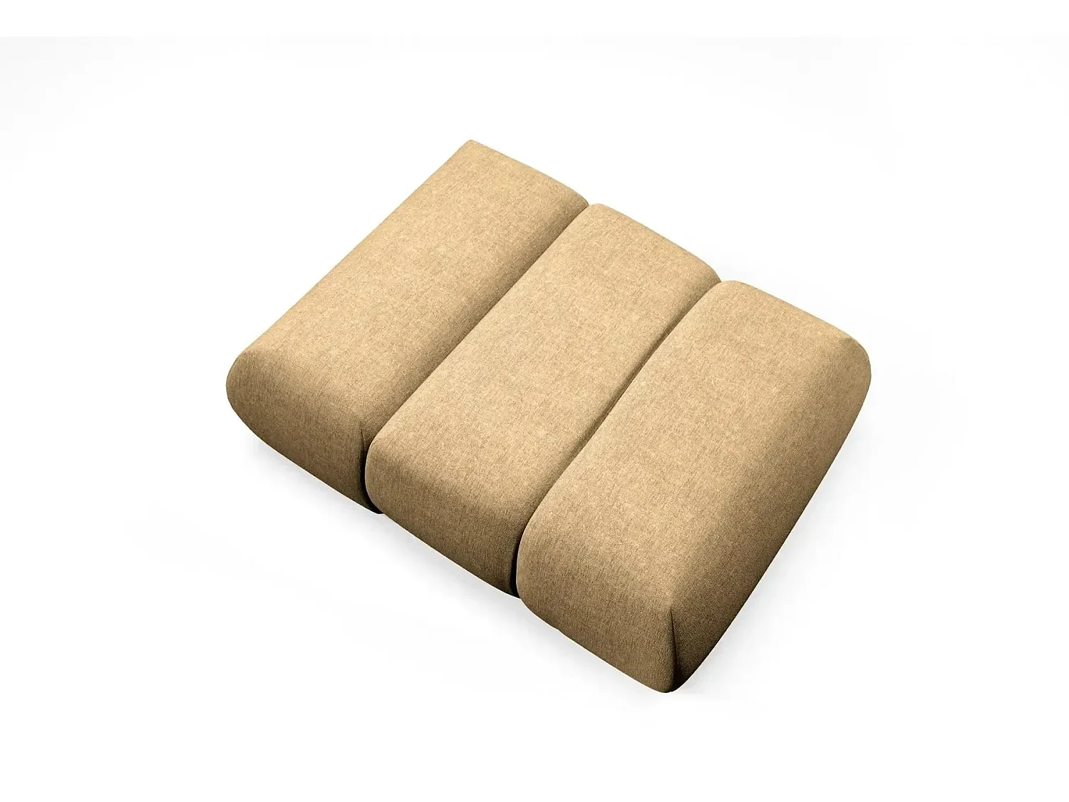 TINA - Fauteuil van gemêleerde stof - Koffie