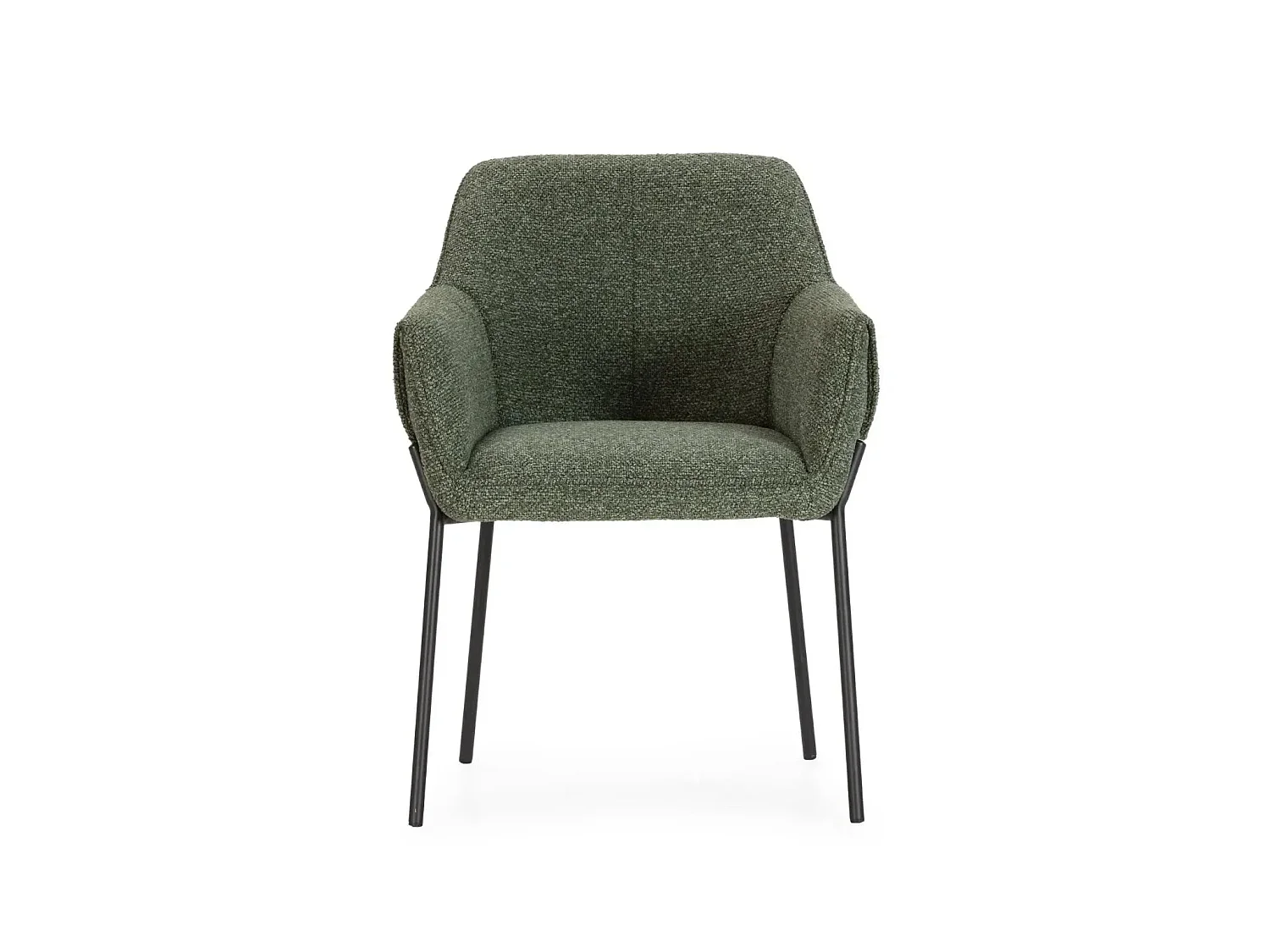 TAO - Lot de 2 chaises pieds en métal - Vert