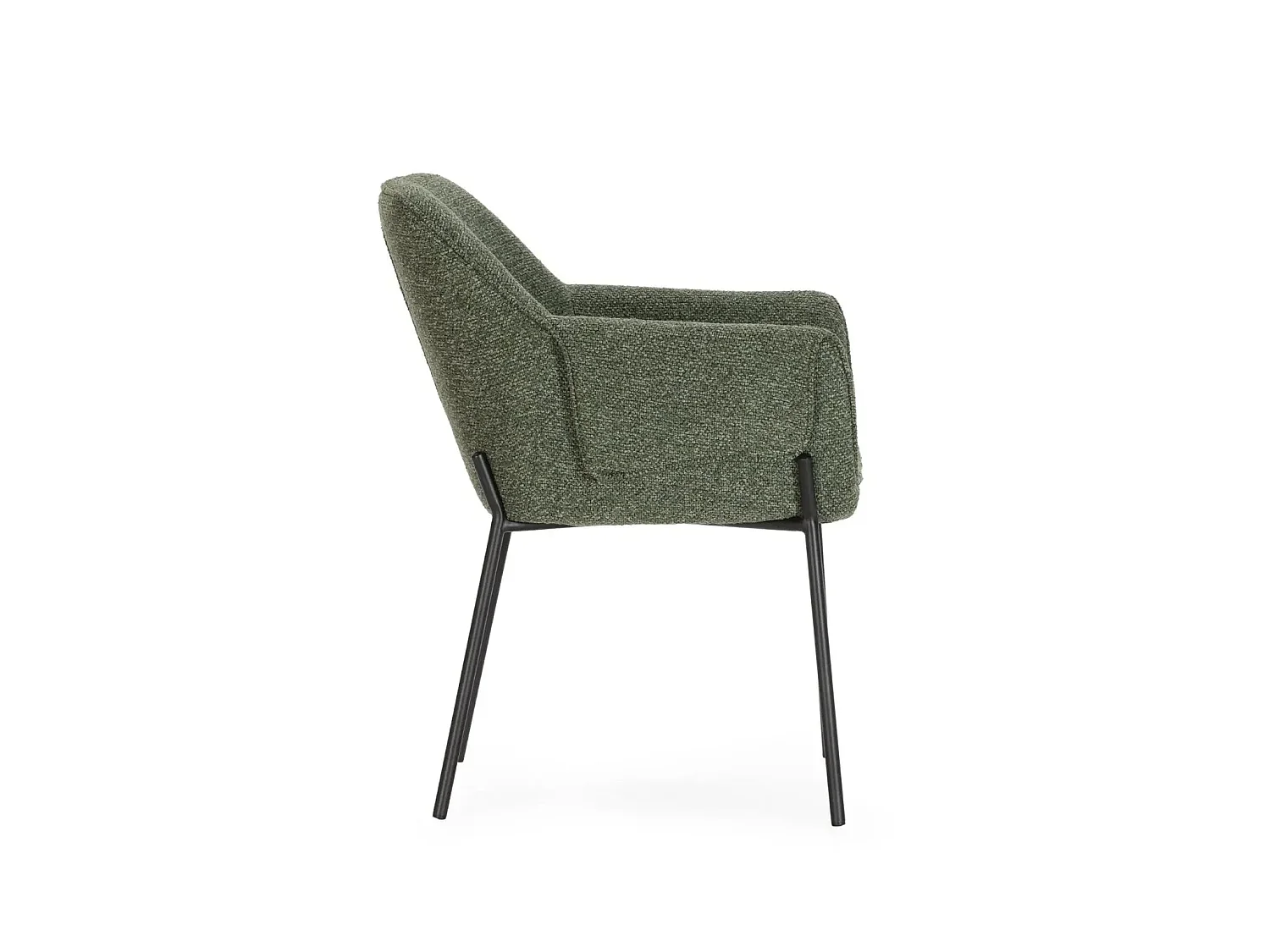TAO - Lot de 2 chaises pieds en métal - Vert