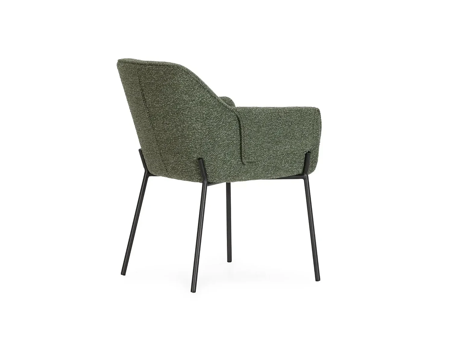 TAO - Lot de 2 chaises pieds en métal - Vert