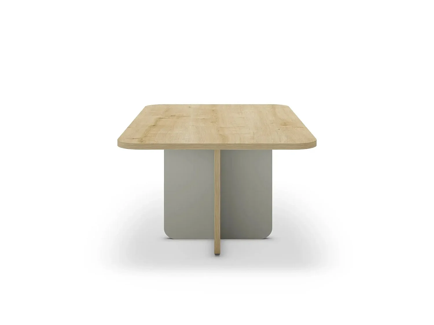 ARIA - Table basse rectangulaire 100cm en mélamine - Vert
