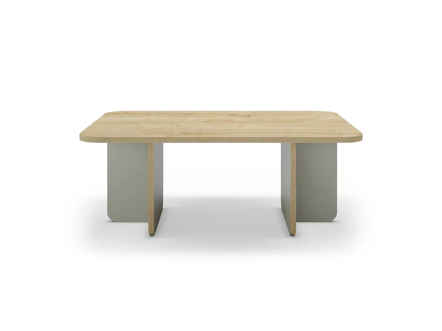 ARIA - Table basse rectangulaire 100cm en mélamine - Vert
