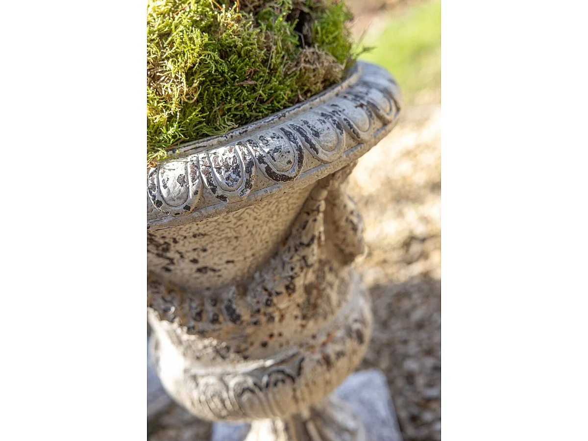 Cache-Pot Médicis Extérieur "Oskar" 40cm Blanc Cassé
