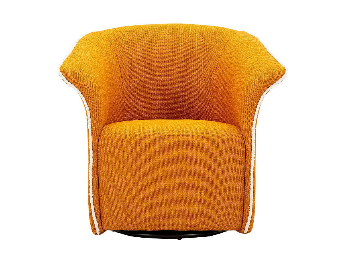 Fauteuil pivotant Sienne Jaune moutard