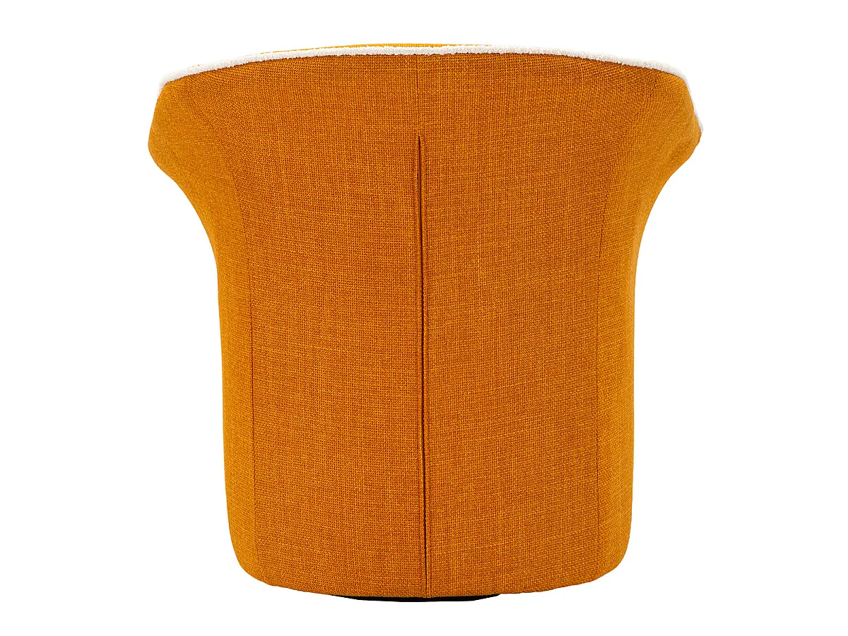 Fauteuil pivotant Sienne Jaune moutard