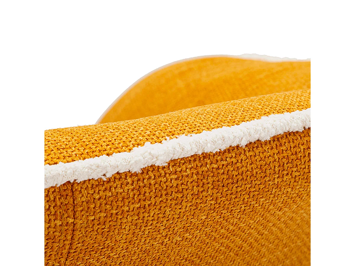 Fauteuil pivotant Sienne Jaune moutard