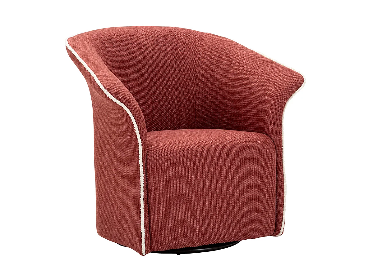 Fauteuil pivotant Sienne Bordeaux