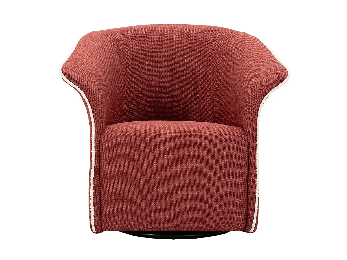 Fauteuil pivotant Sienne Bordeaux