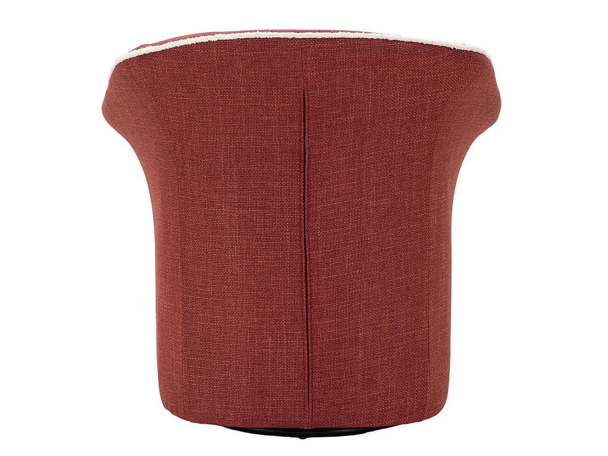 Fauteuil pivotant Sienne Bordeaux