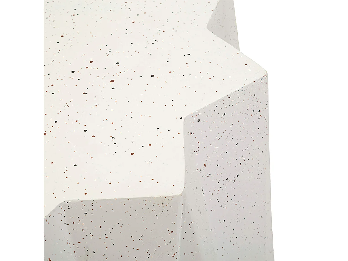 Soffbord 38,5 cm i stenimitation, Terraza Crème