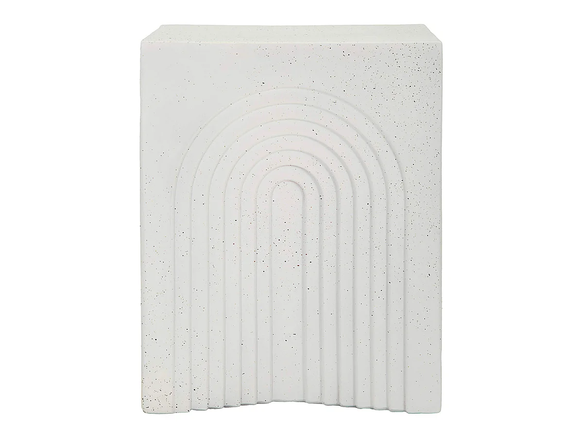 Konferenčný stolík 40,5 cm s kamenným vzorom Terraza Crème