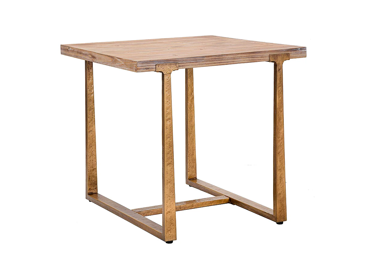 Table à manger carré 2 personnes Elowen Bois