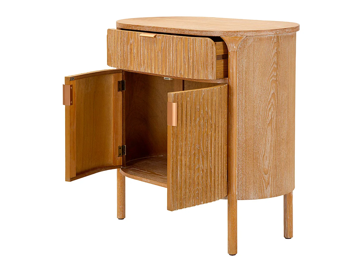 Buffet 2 portes 1 tiroir Ernesto Bois de sapin