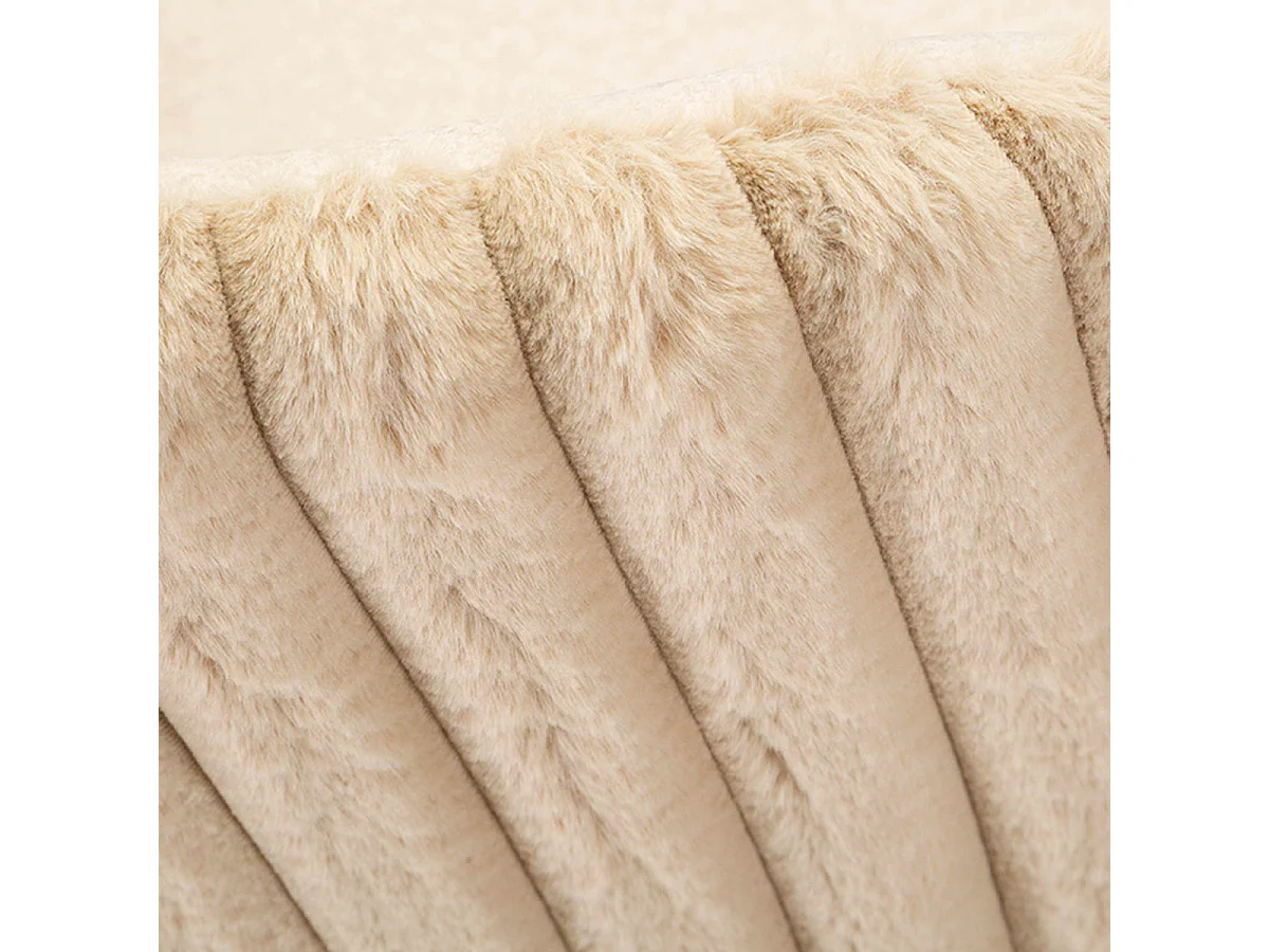 Lot de 2 chaises de bar 77 cm North velours côtelé Crème