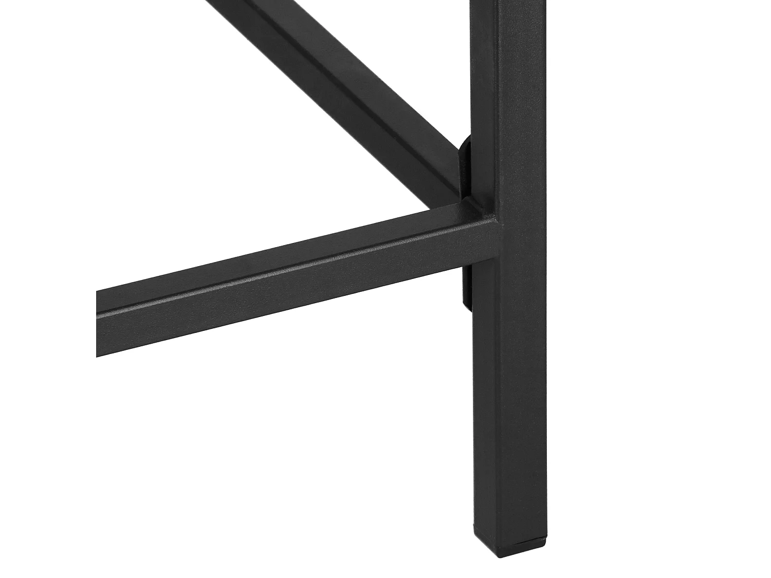 Bureau d'ordinateur bureau 100 x 50 x 76 cm design industriel aspect bois