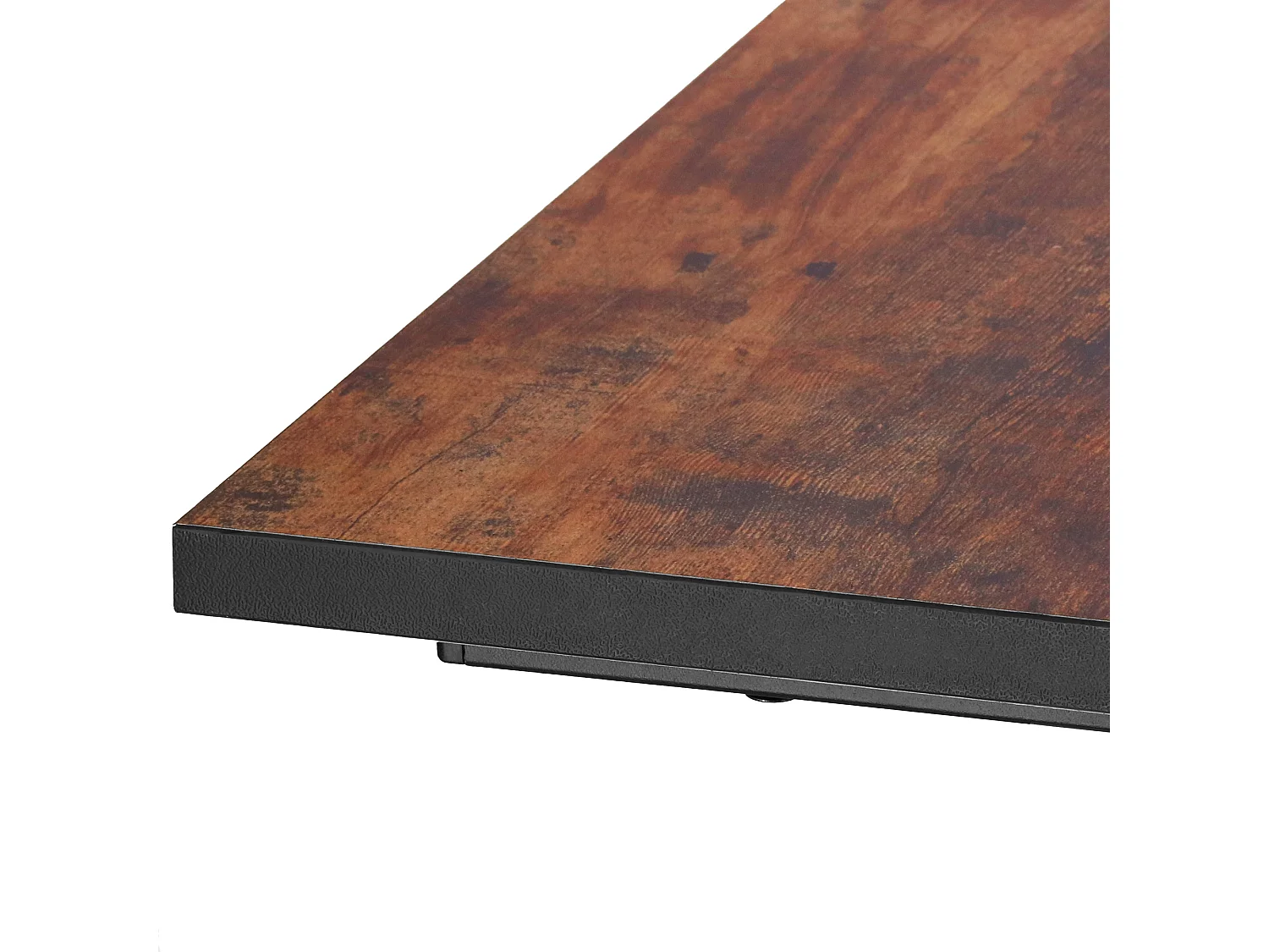 Bureau d'ordinateur bureau 100 x 50 x 76 cm design industriel aspect bois