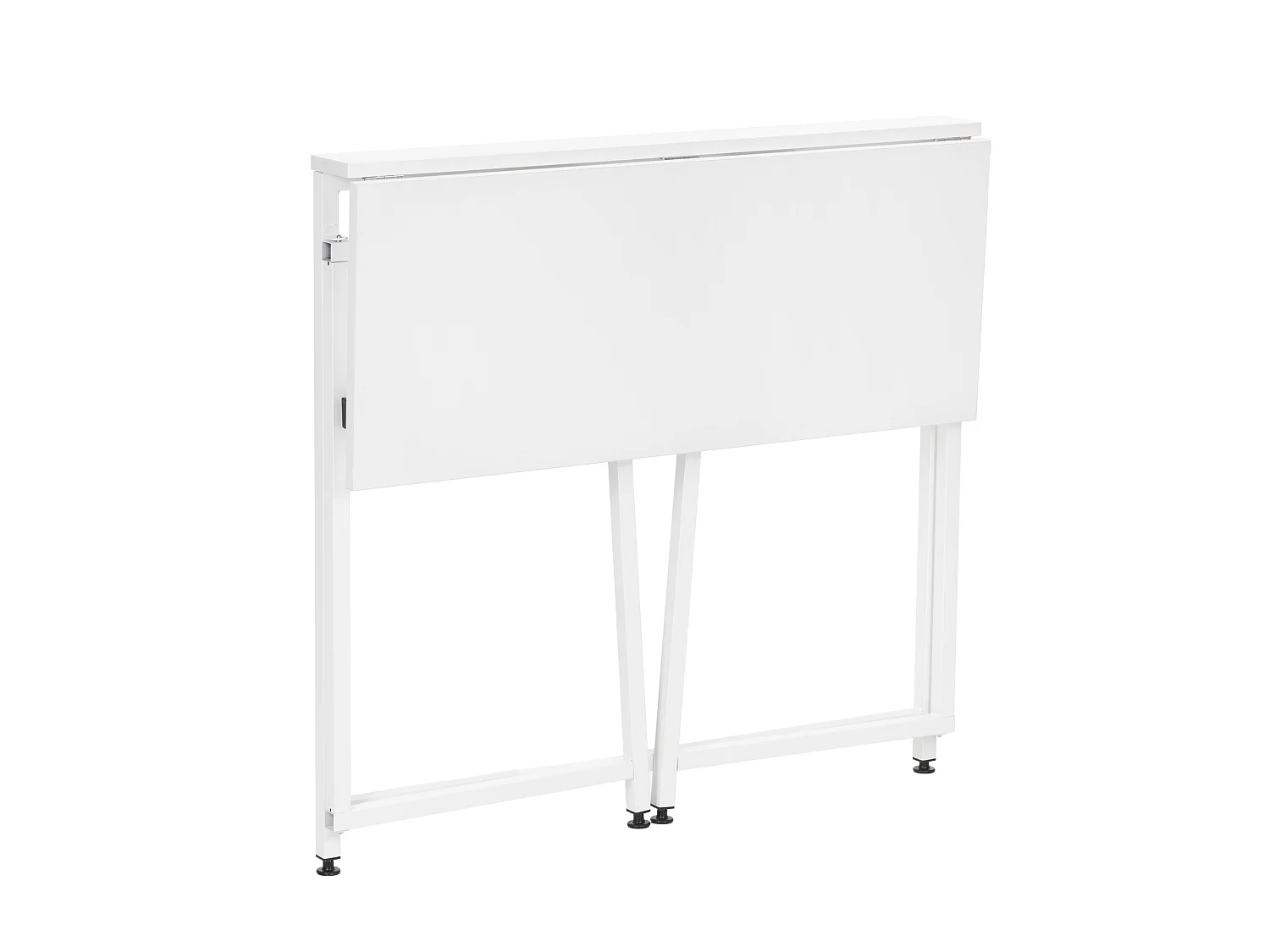 Bureau d'ordinateur pliable 80 cm – table de travail moderne blanche