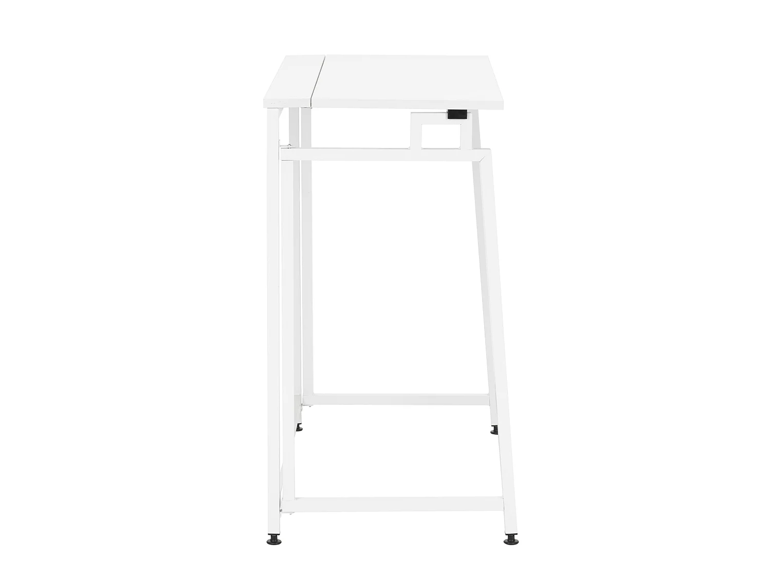 Bureau d'ordinateur pliable 80 cm – table de travail moderne blanche