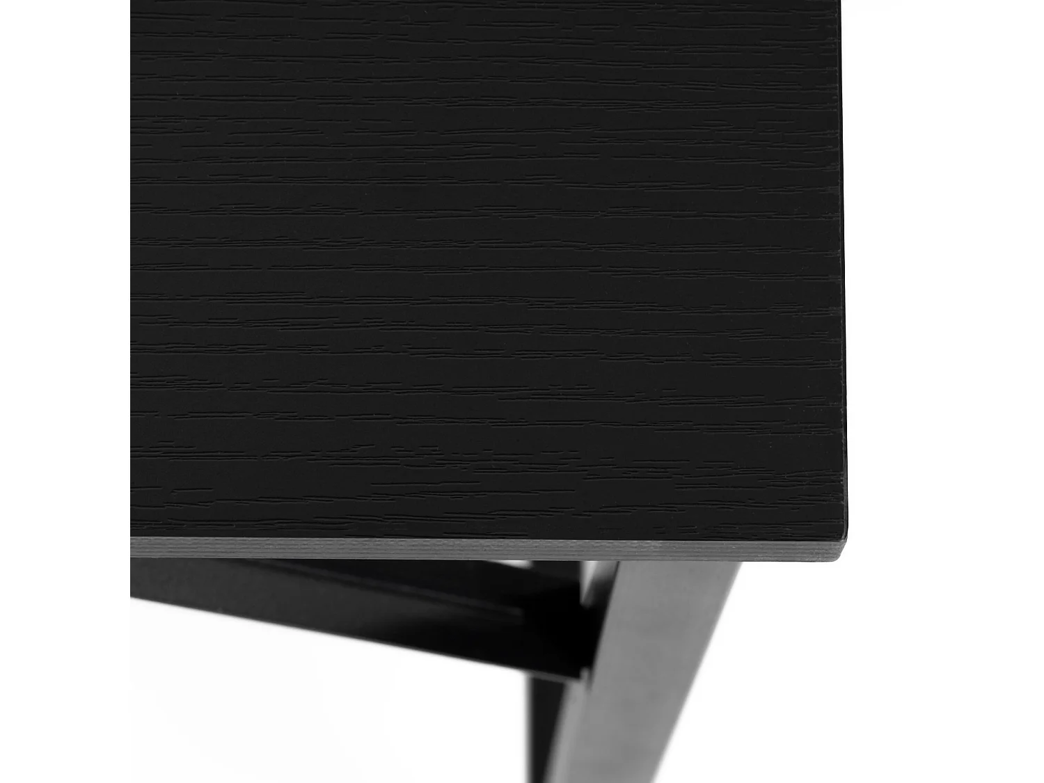 Bureau d'ordinateur moderne 100 × 50 × 76 cm – Table industrielle style loft, noire