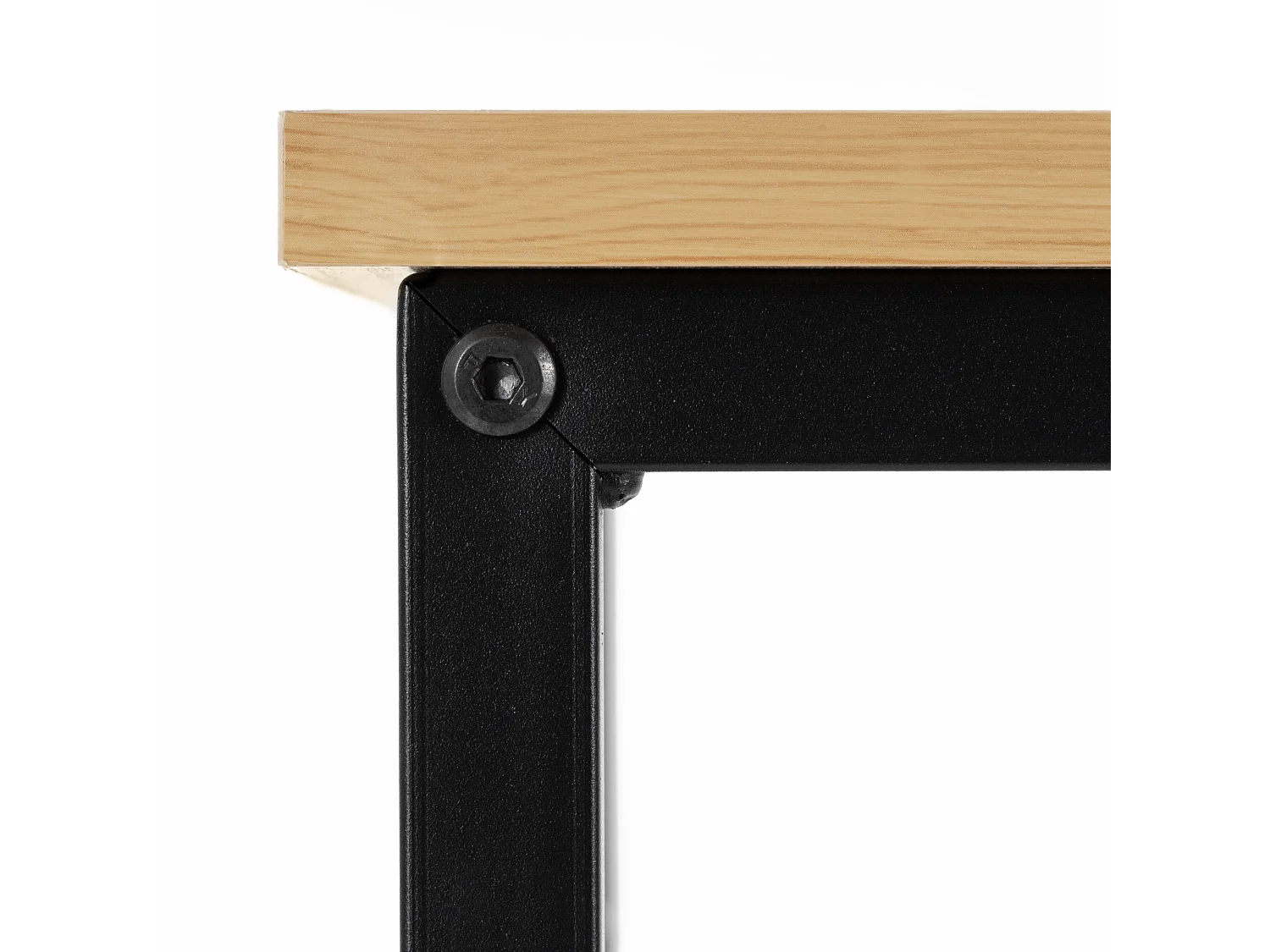 Bureau moderne pour jeunes 100 × 50 × 76 cm – Table industrielle style loft aspect bois
