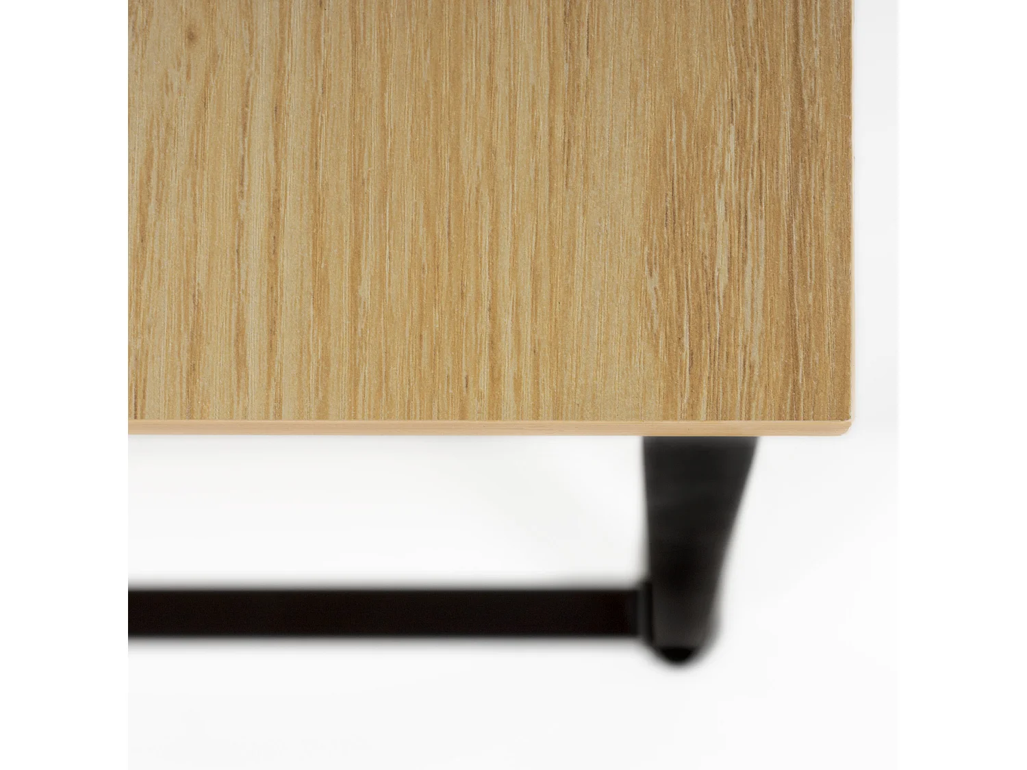 Bureau moderne pour jeunes 100 × 50 × 76 cm – Table industrielle style loft aspect bois
