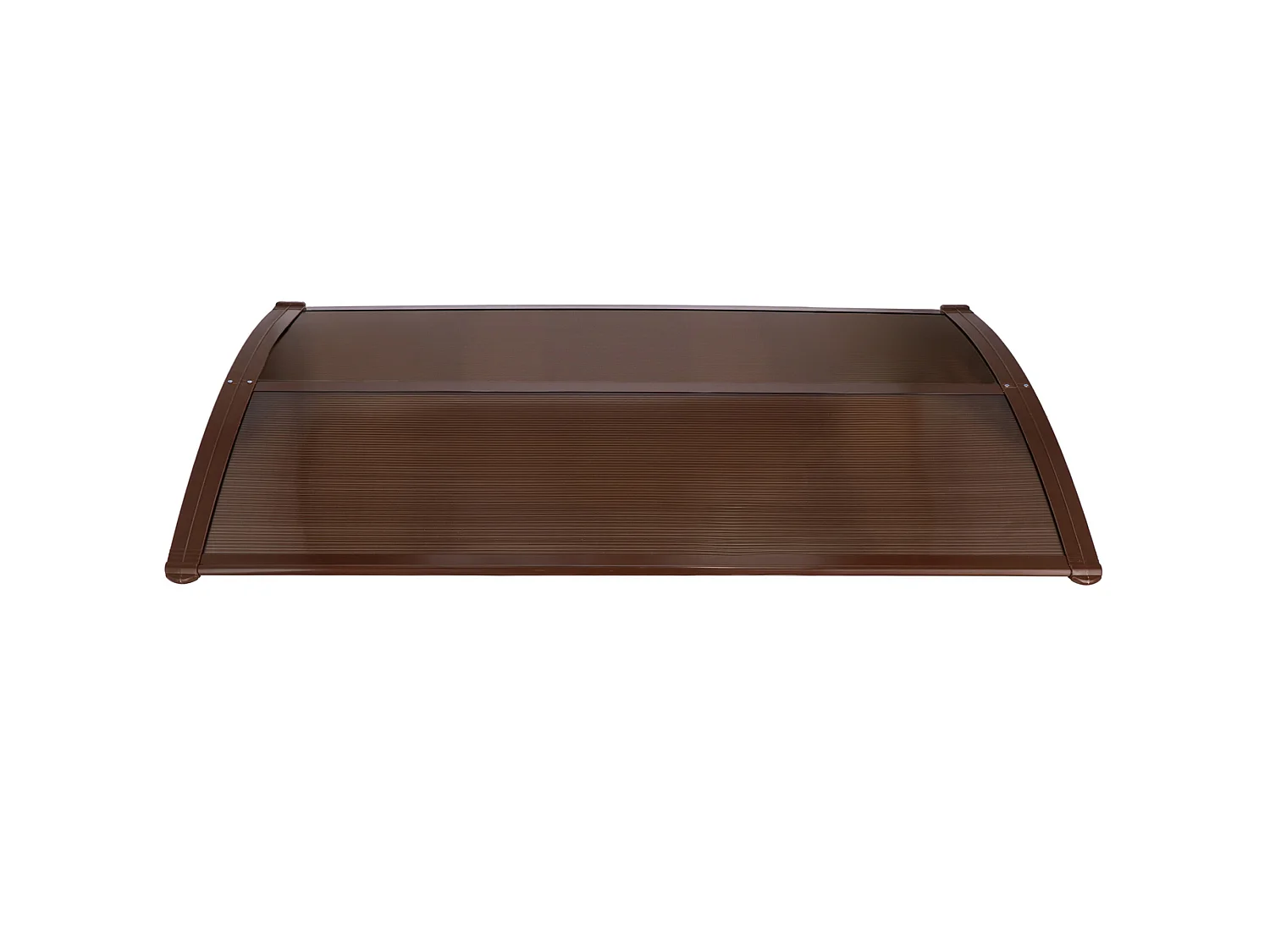Auvent pour porte d'entrée auvent courbé 150 x 75 x 23 cm